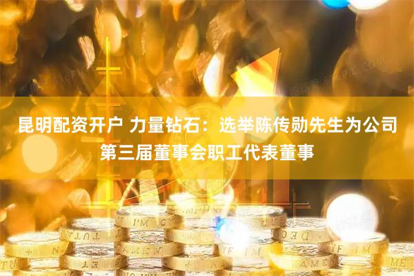 昆明配资开户 力量钻石：选举陈传勋先生为公司第三届董事会职工代表董事