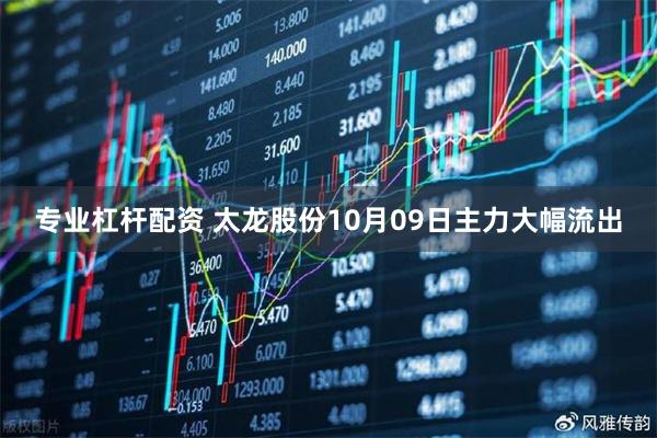 专业杠杆配资 太龙股份10月09日主力大幅流出